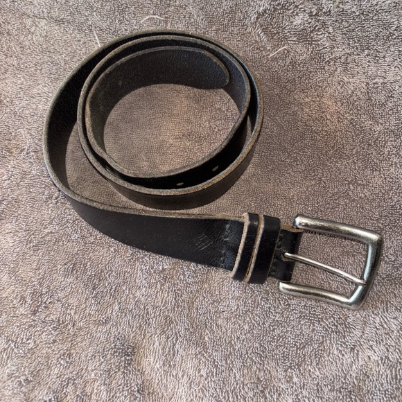 Columbia black leather belt size 36 - Picture 1 of 5